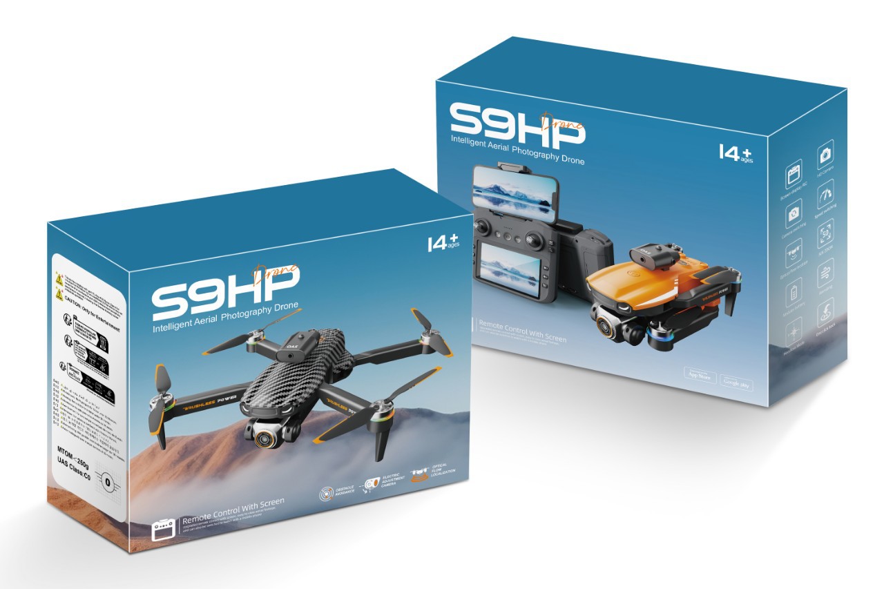 无刷新品 S9HP 4.5英寸大屏遥控智能避障高清航拍 详情5