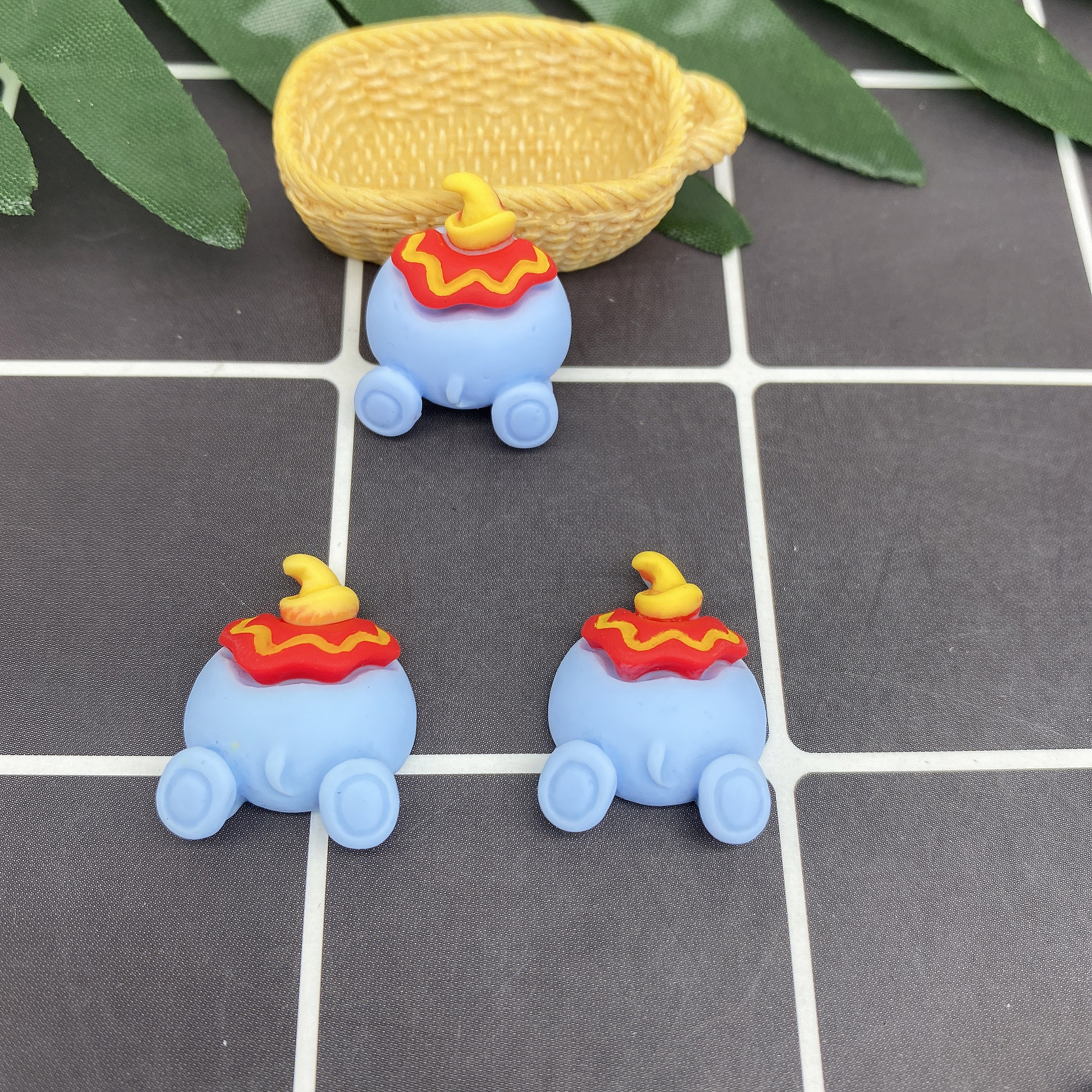 树脂配件饰品帽子贴片史莱姆内放DIY日韩风哑光笑脸厂家直销详情61