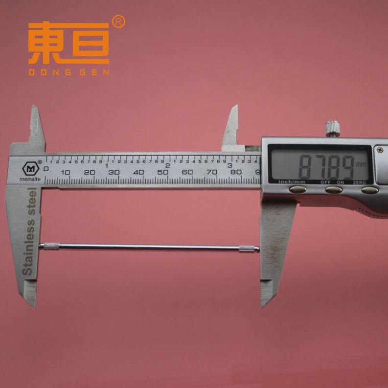 H3*88 double straight rolled flower shafts, iron shafts, hardware shafts, toy car shafts, toy accessories, surface galvanized treatment pic 1