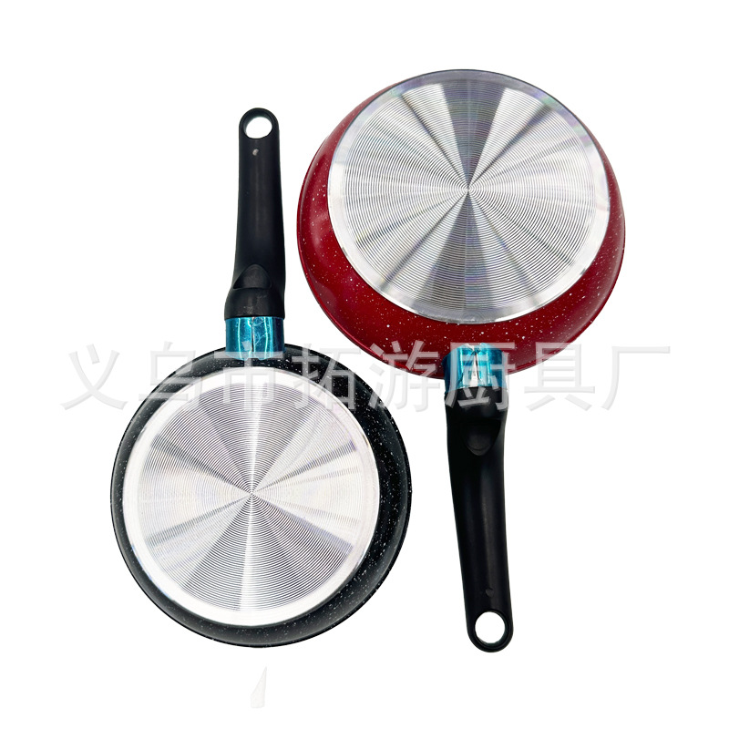 LOVE COOKING 麦饭石12CM/14CM/16CM铝制不粘平底迷你小煎锅家用儿童煎蛋锅多功能炒锅详情10