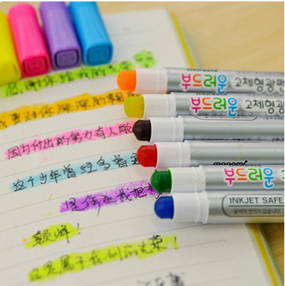 Multicolor genuino coreano sólido highlighter 6013 pic 4