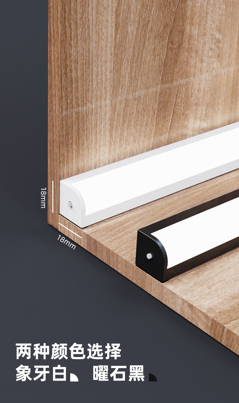 Wholesale wardrobe LED night lights, home sensor lights, wireless intelligent remote control sensor right-angle lights, light luxury lights, night lights pic 18