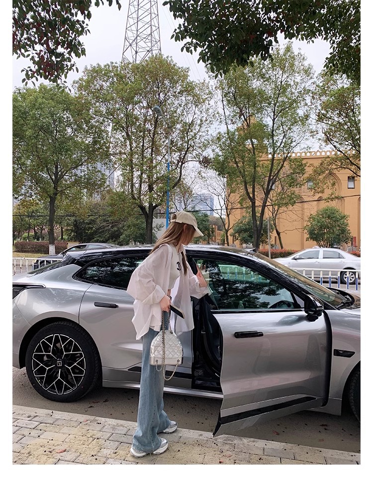 葡萄妈同款2024夏季新款轻便运动鞋透气网面厚底增高老爹鞋女详情41