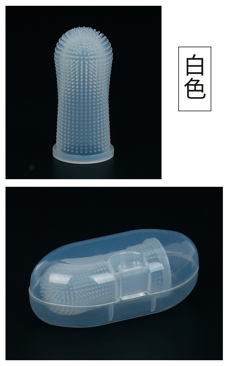 亚马逊新品宠物手指牙刷猫狗口腔清洁牙刷防牙结石清洁用品批发详情12