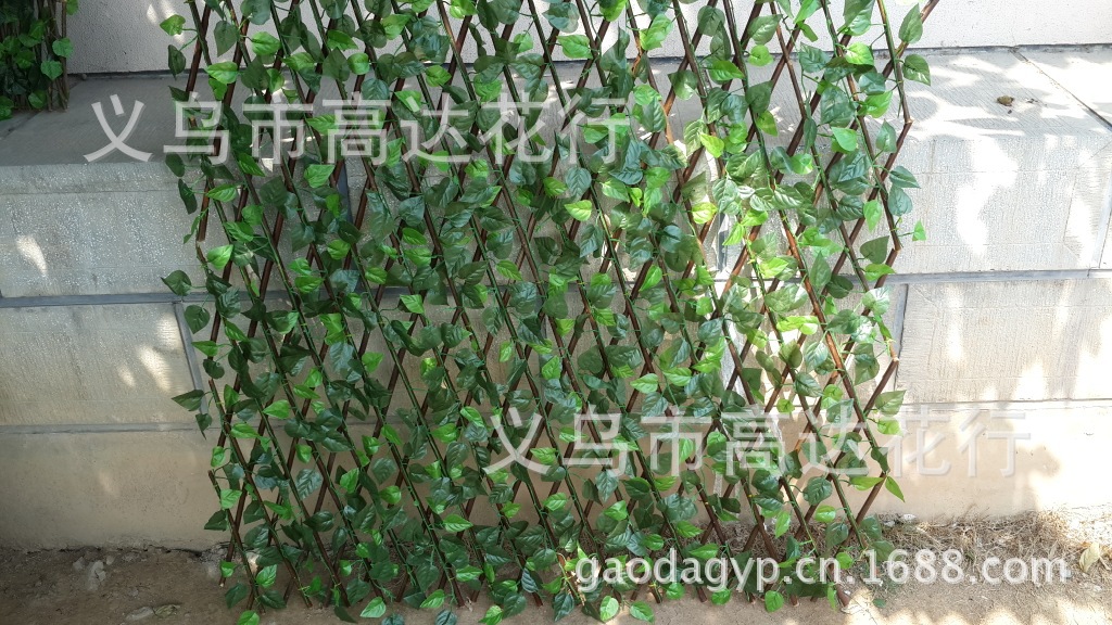 Artificial fence guardrail net, artificial grass fence net, artificial plant leaf fence, artificial rattan fence, artificial flower, artificial lawn, artificial tree, artificial rattan, artificial flower, artificial green pic 2