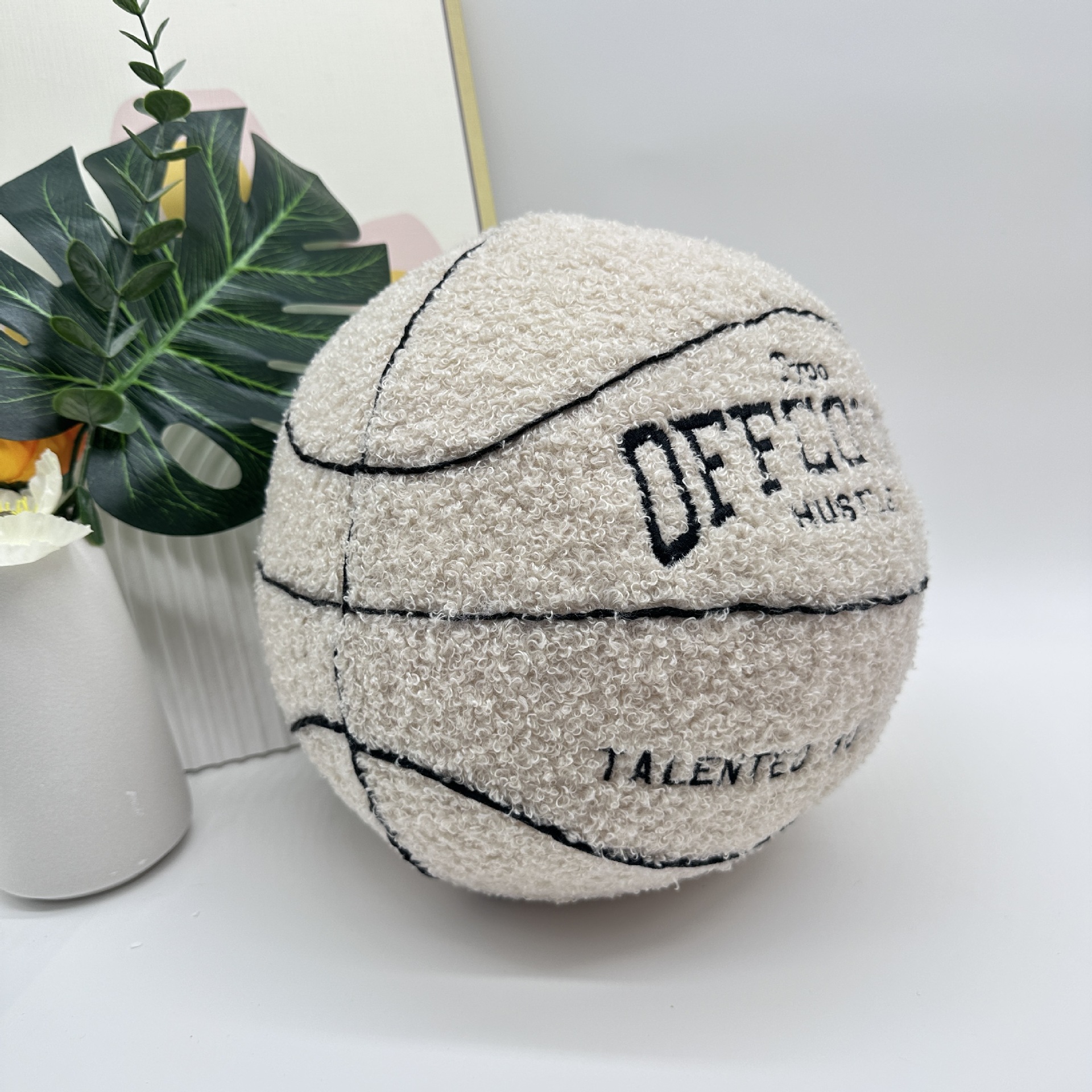 Cross-border new product: offcourt basketball pillow, Basketball plush pillow, plush doll pic 13
