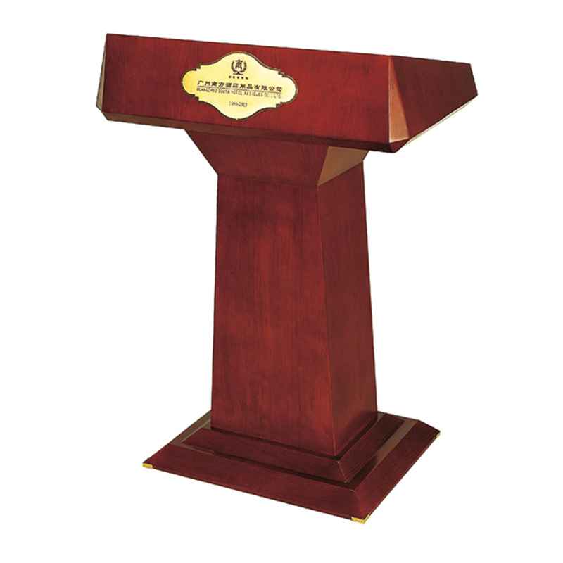 Guangzhou Nanfang T-32 podium, high-end wooden podium, welcome desk, hotel information desk, host desk, master of ceremony desk pic 3