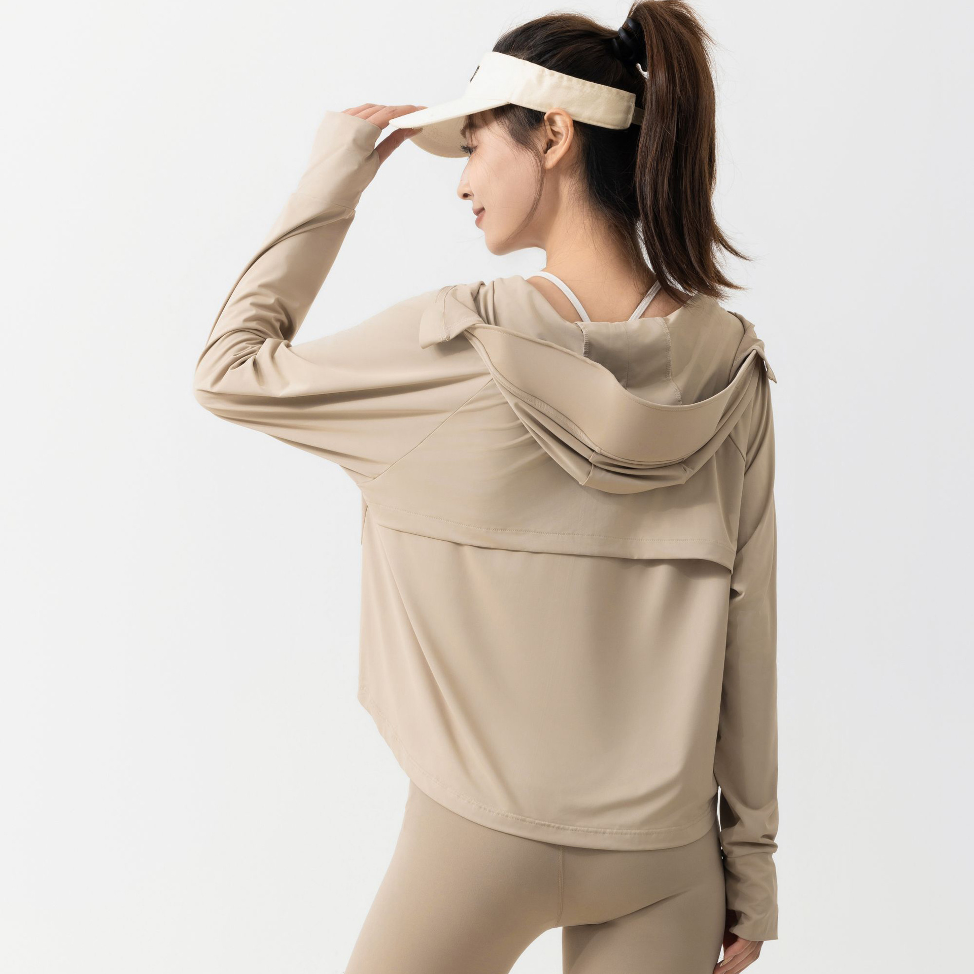 【面膜冰冰裤】夏女裤新款面膜防污防晒大码烟管九分休闲冰冰裤女详情4