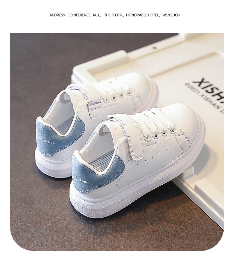 儿童鞋子女童小白鞋真皮2024新款春秋大童板鞋男童运动鞋麦昆童鞋详情13