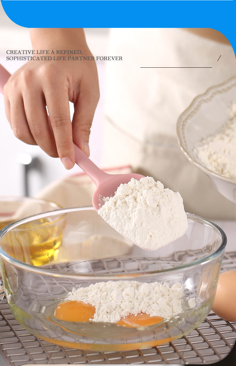 Xuanjun silicone scraper, integrated scraper, large T-shaped scraper, cream scraper, scraper can be customized in style and color. We support consignment pic 11