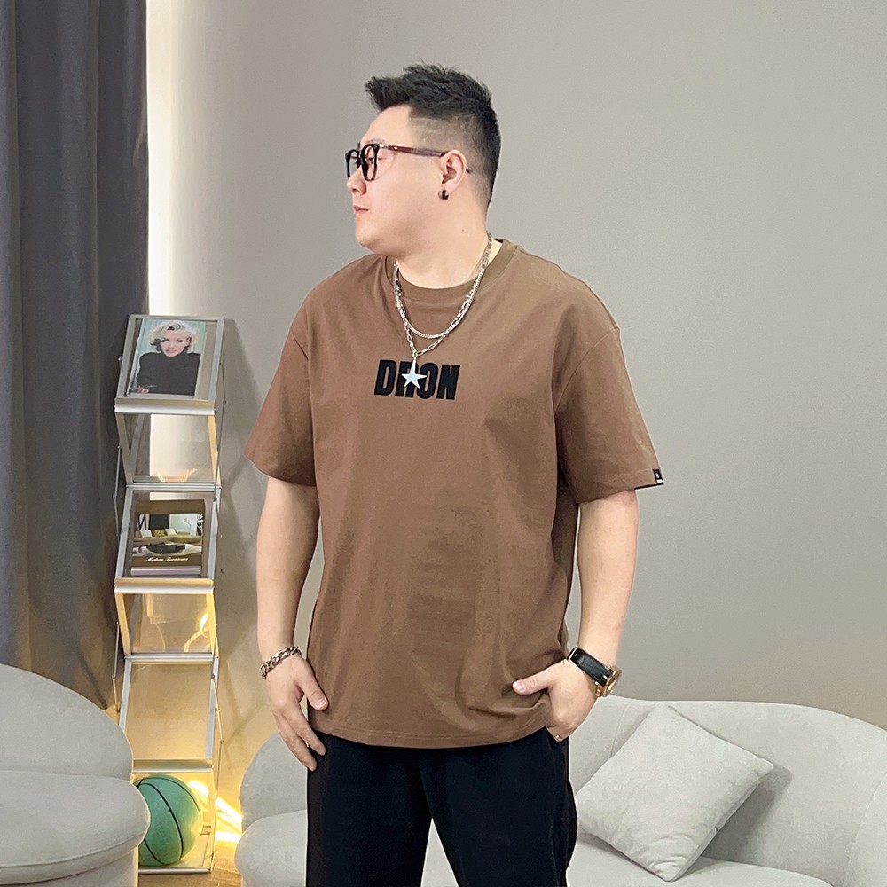 胖蝈蝈大码短袖男款夏季宽松大码t恤男加肥加大男士休闲子半袖详情9