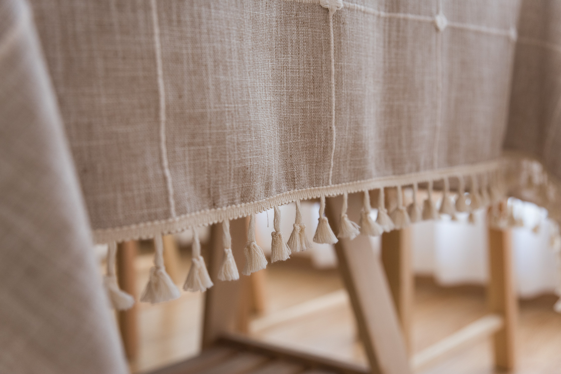 Cross-border Amazon farmhouse antique embroidery party tablecloth, cotton and linen outdoor linen coarse linen waterproof cover tablecloth pic 21