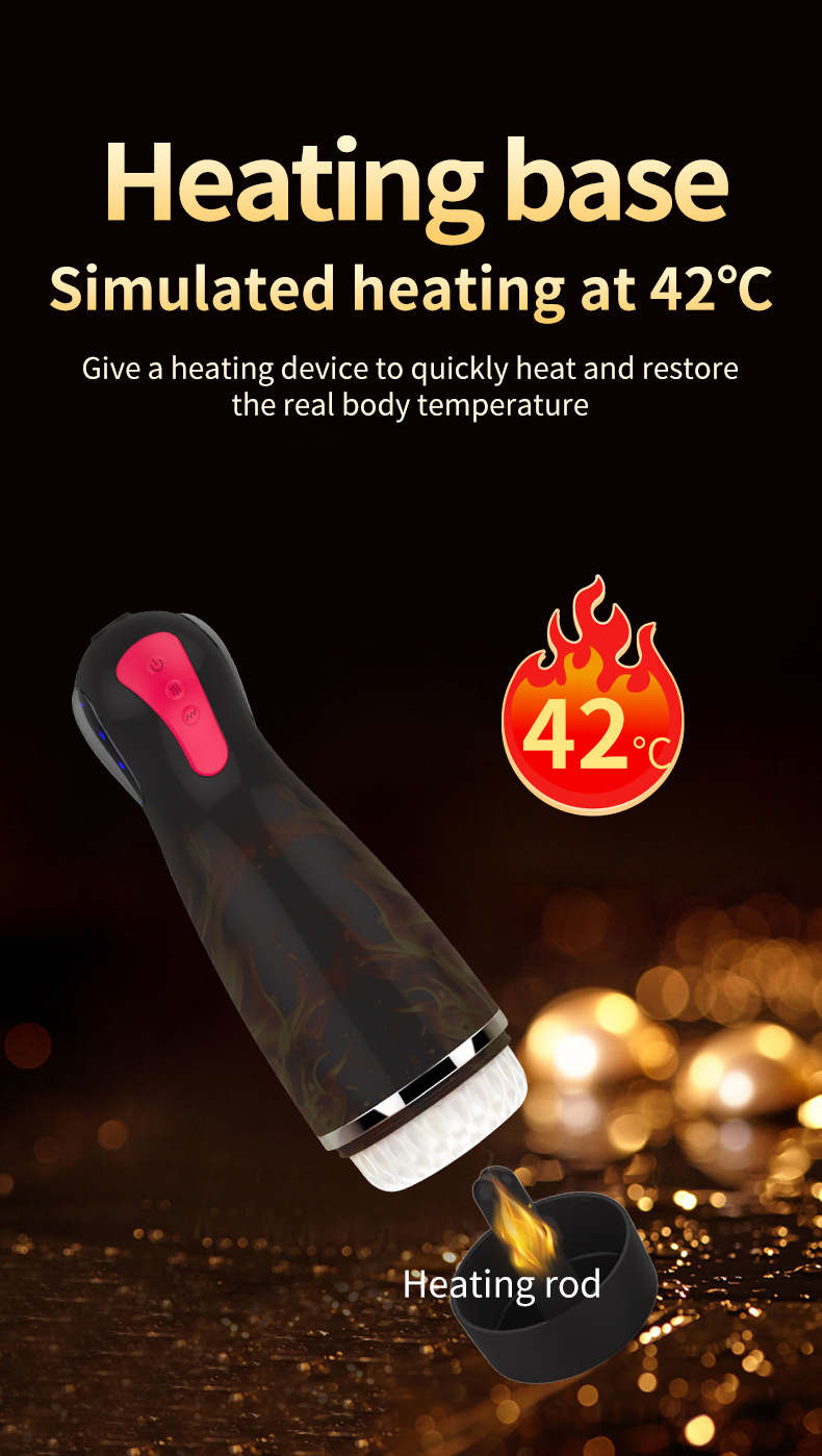 电动飞机杯男用成人情趣自动加热自慰器吮吸夹吸用品详情8