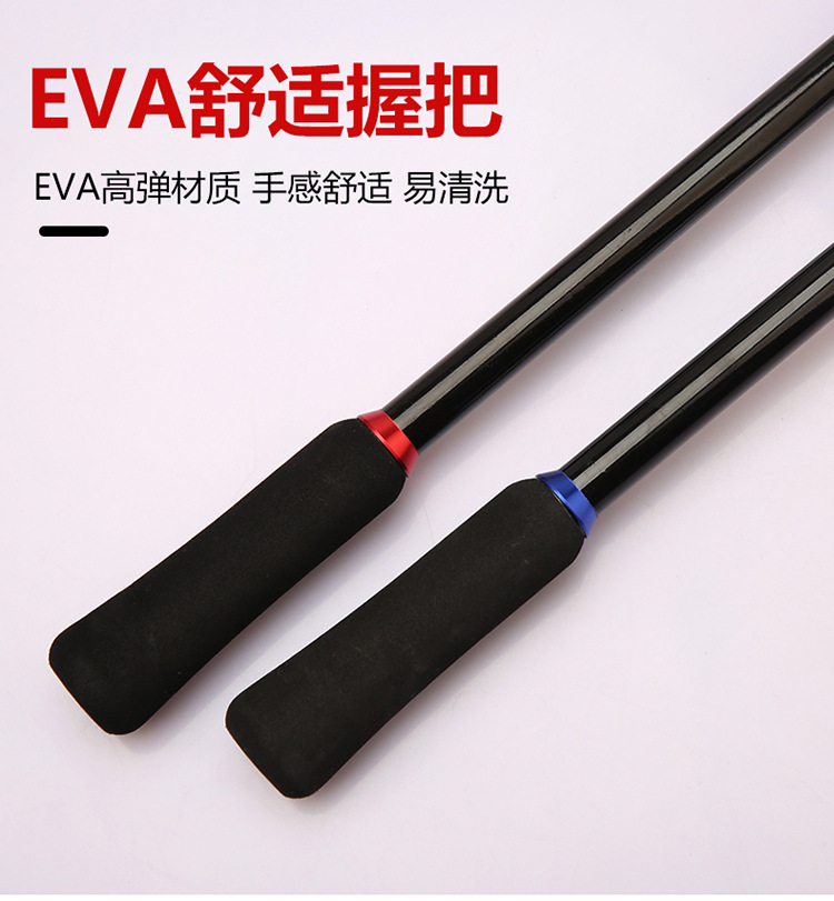 Cross-border fiberglass reinforced plastic Lull rod insert joint rod ML adjustable lull rod foreign trade Amazon long-distance throwing road sliding rod fishing rod pic 21