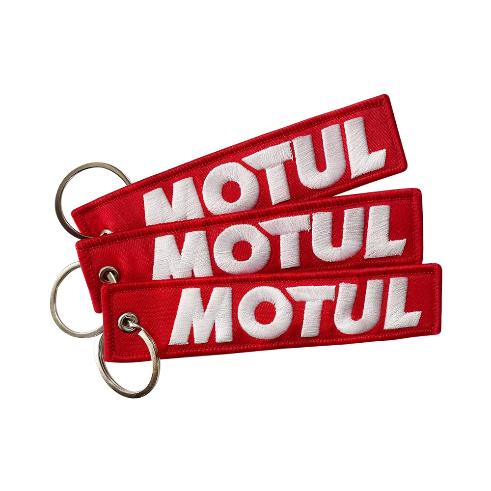 亚马逊刺绣红底白字飞行前摘除标签钥匙扣REMOVE BEFORE FLIGHT详情8