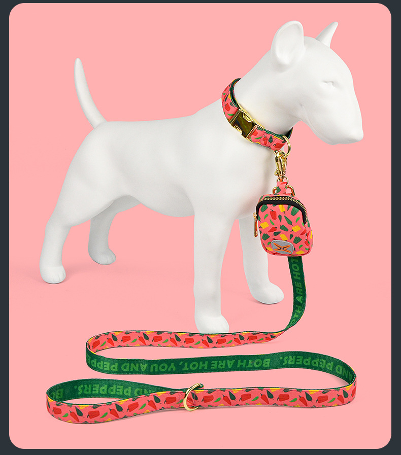 La fábrica de productos para mascotas de marca apoya un reemplazo de diseñador de cabello pet dog tracking string collar bolsa de basura pic 9