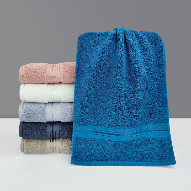 Wholesale pure cotton embroidered square towels 30*30, small square towels for hand and face drying in kindergarten early education class, saliva wipes printed with logo pic 2