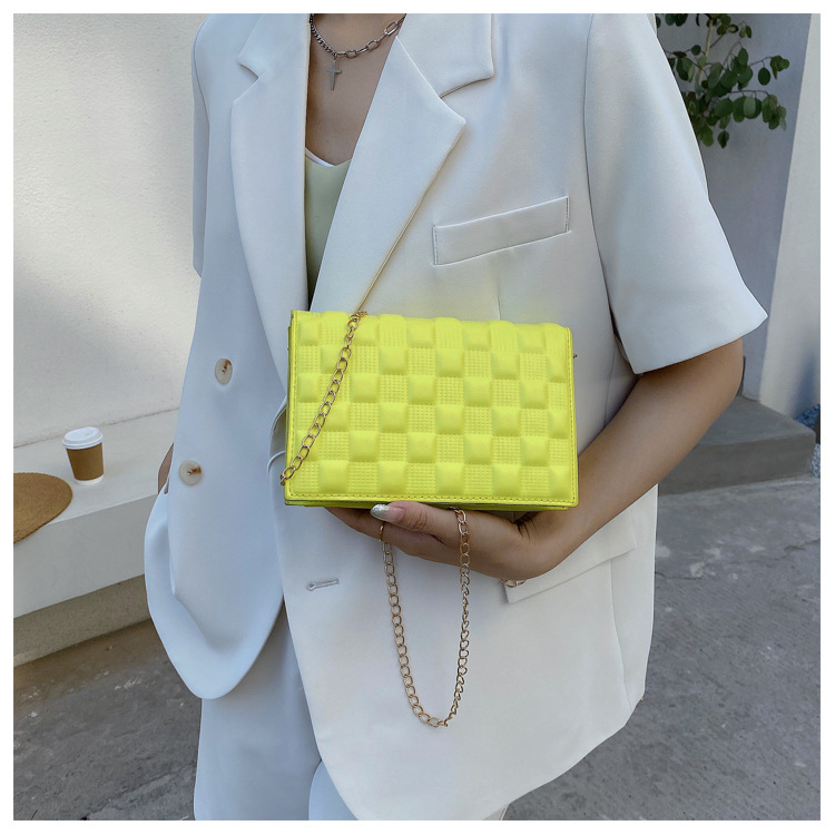 网红手提包包2021新款时尚单肩女包休闲感洋气斜挎简约ins链条包详情16