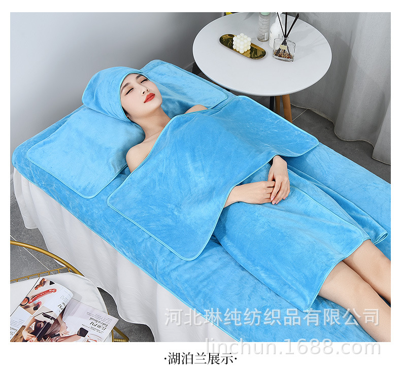 Beauty salon-specific towels with logo, beauty salon towels, bed towels, bath towels, bath skirts, fine fibers, soft and absorbent pic 41