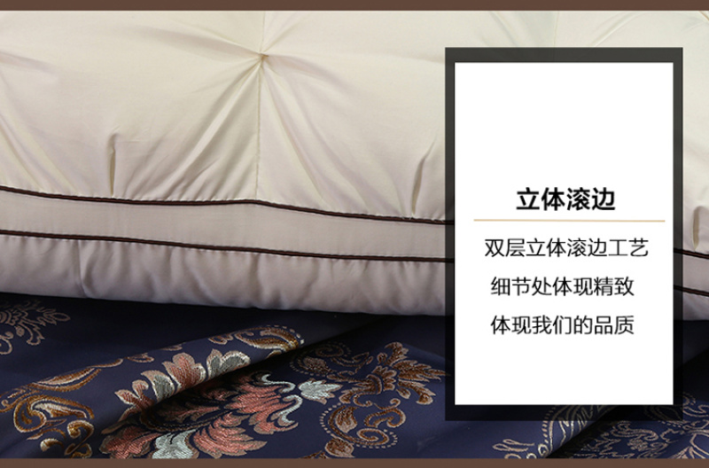 New all-cotton fiber twisted three-dimensional pillow core, down pillow core, duck slice and duck down three-dimensional pillow core, exclusively for foreign trade pic 7