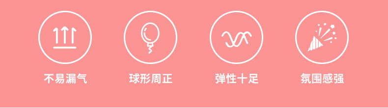 气球套装跨境气球链黑金气球套装生日布置周岁布置套餐生日气球详情2