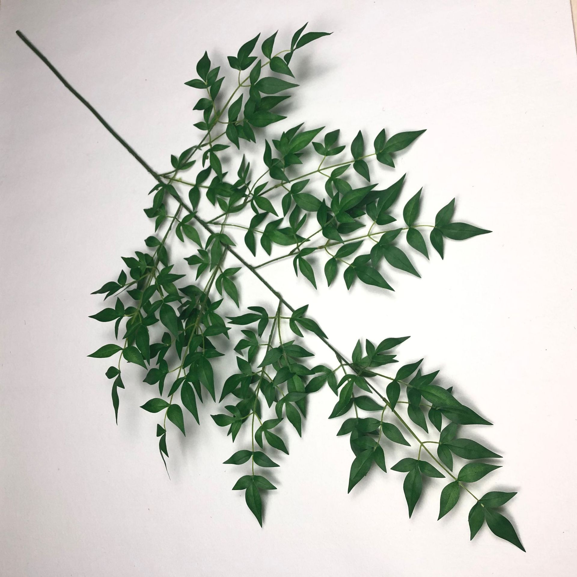 Simulated Nandina bamboo leaves and branches, wedding props, simulated leaves, artificial leaves, simulated branches, garden branches, simulated leaves pic 21