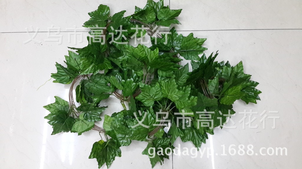 Artificial climbing ivy, artificial flower vine, artificial flower vine, wall-hanging plants, artificial sweet potato leaves pic 10