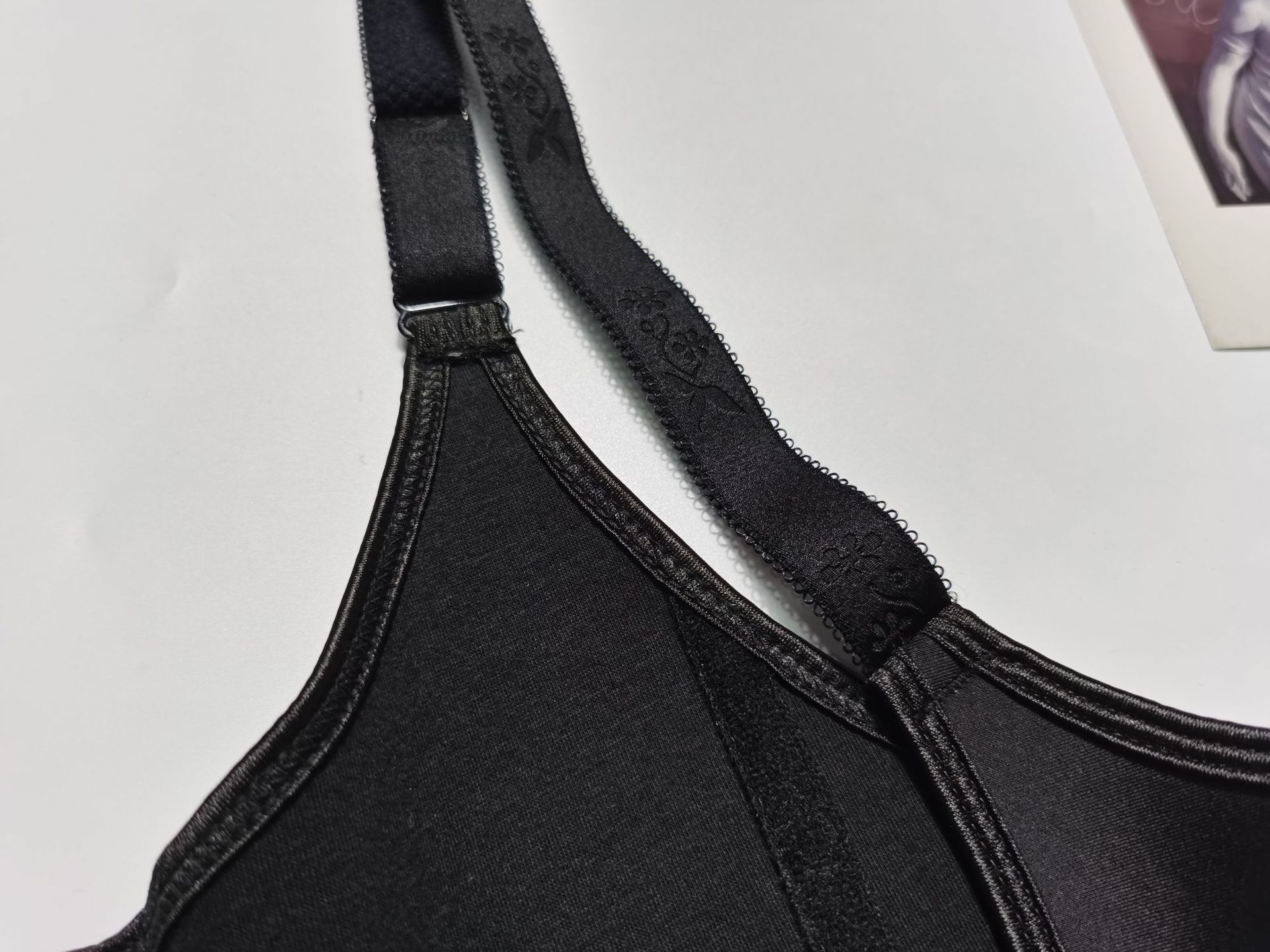 Cross-border exclusive three-layer 9-bone latex waist-cinching and belt-tightening body-shaping garment with rubber fine shoulder straps and waist seal pic 8