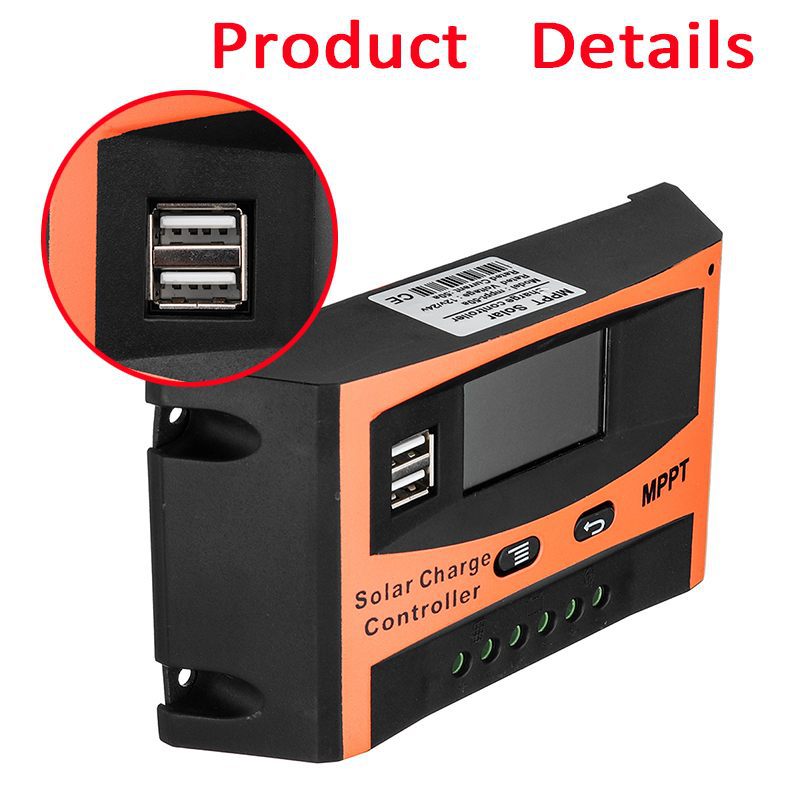 30A, 40A, 50A, 60A solar controller 12V/24V recognition MPPT solar controller ebay pic 2