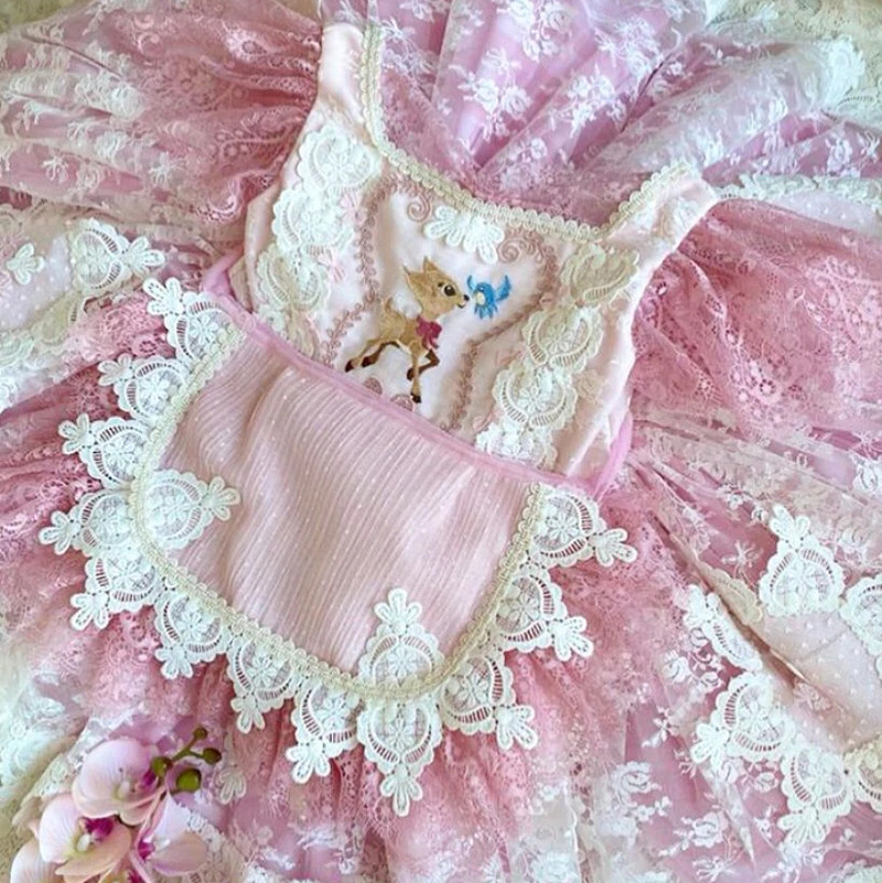 女童洛丽塔连衣裙定制童装小批量贴牌服装来图生产童裙加工定做详情11