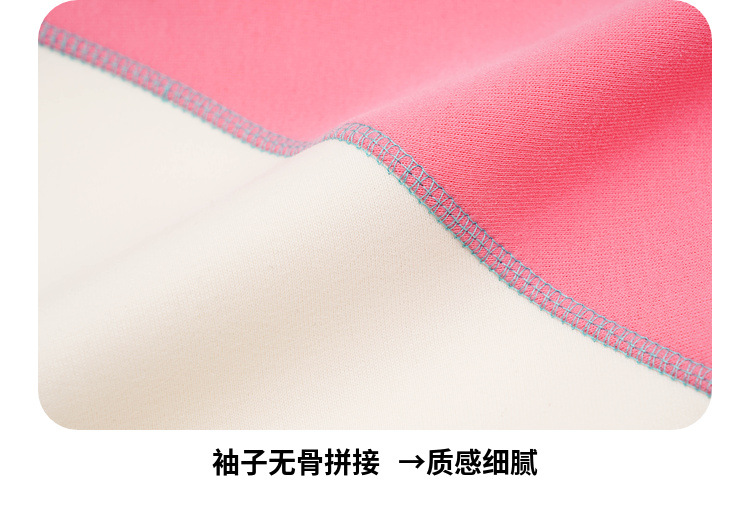 The new 2024 spring collection of girls' sweatshirts is fashionable. The baby's shoulder sleeve top is stylish. The children's base layer is a trendy long-sleeved children's wear pic 65