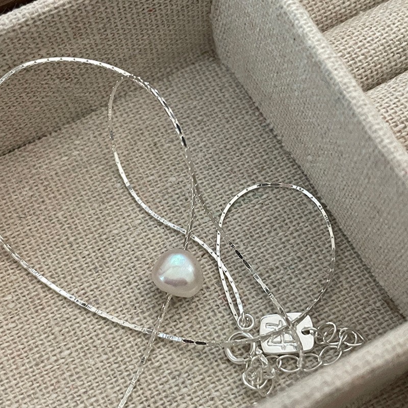 小众设计感轻奢项链女ins风珍珠组合百搭不掉色锁骨链高级感饰品详情15