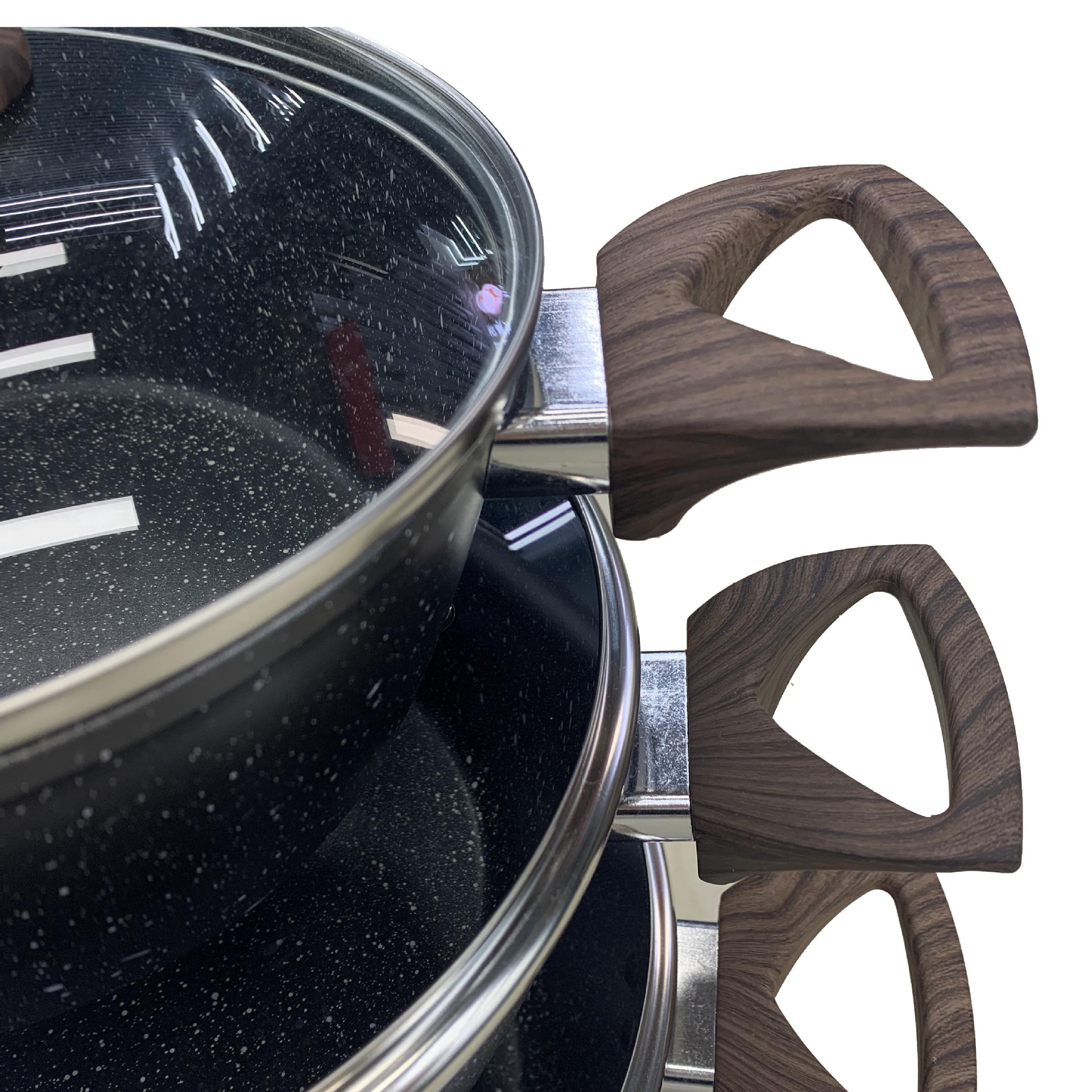 Modern and simple soup pot set pic 4