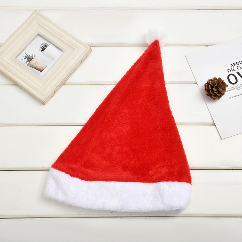 High-end Christmas decorative items, short woolen Christmas hats, Christmas supplies, adult Christmas hats, party outfits pic 6