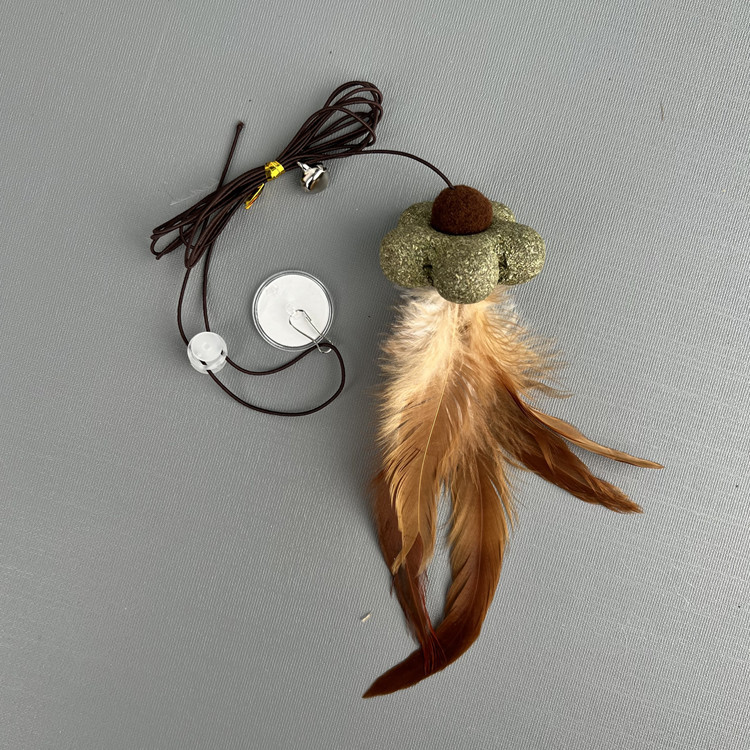 New cat-playing stick, swing, hanging door, cat toy, butterfly with catnip, self-entertainment, hanging, telescopic and adjustable pic 92