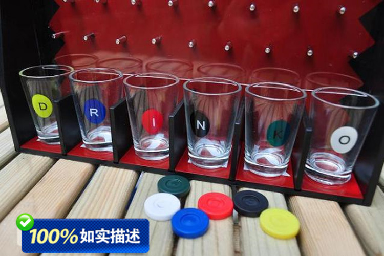 Wine fighting games, wine racks, bar supplies, wine tables, popular drinking games in European and American bars, toys, falling pieces pic 7