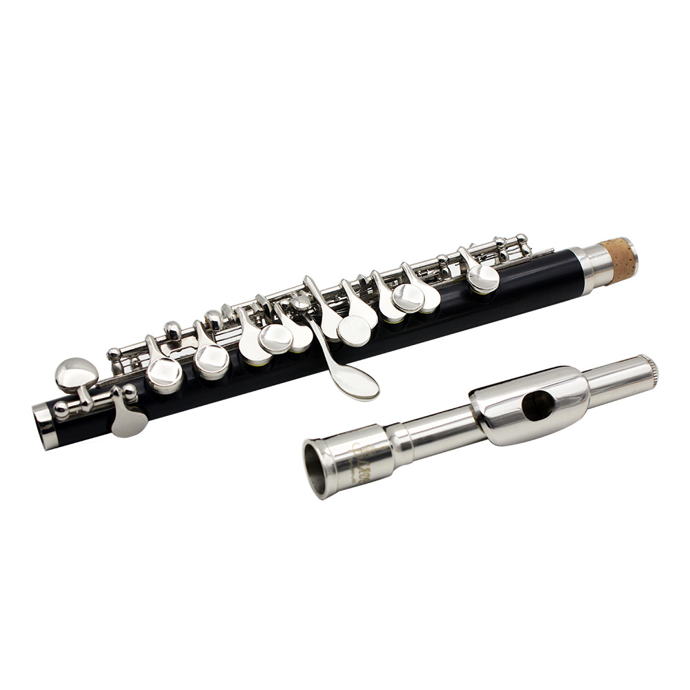 SLADE piccolo in C key, cloth box, bakelite tube, professional performance grade, silver-plated Western instrument piccolo pic 10