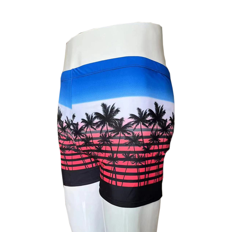 泳裤男防尴尬新款宽松版男士泳衣平角游泳裤短裤泳装温泉游泳装备详情1