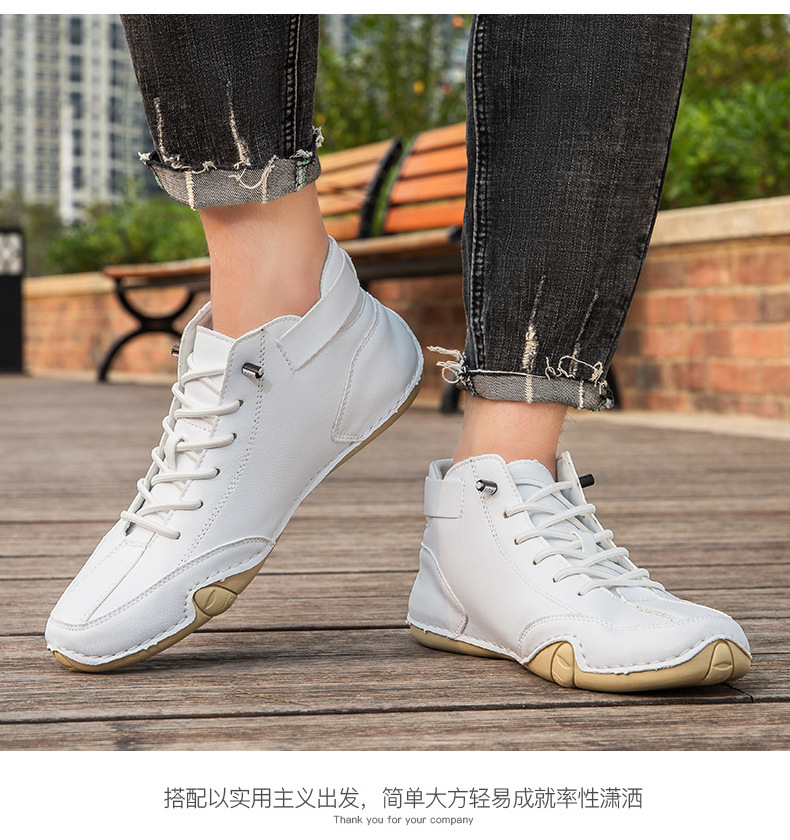 亚马逊热销马丁靴秋冬季跨境爆款高帮八爪鱼男鞋男士休闲短靴子详情13