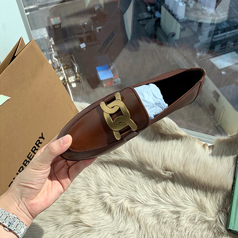 葡萄妈同款厚底乐福鞋女春秋鞋子复古小皮鞋英伦风女鞋夏季详情12