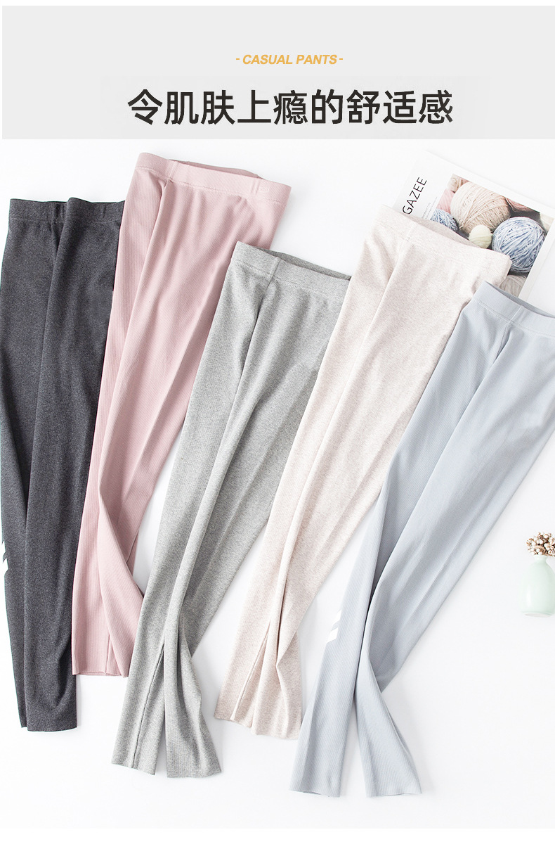 For the 2022 autumn and winter season, women can wear high-waisted, slimming, high-elastic and warm leggings on the outside pic 16