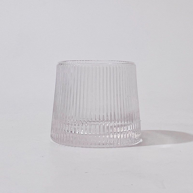 高颜值玻璃杯新款平底转转杯威士忌洋酒啤酒杯家用泡茶杯批发详情8