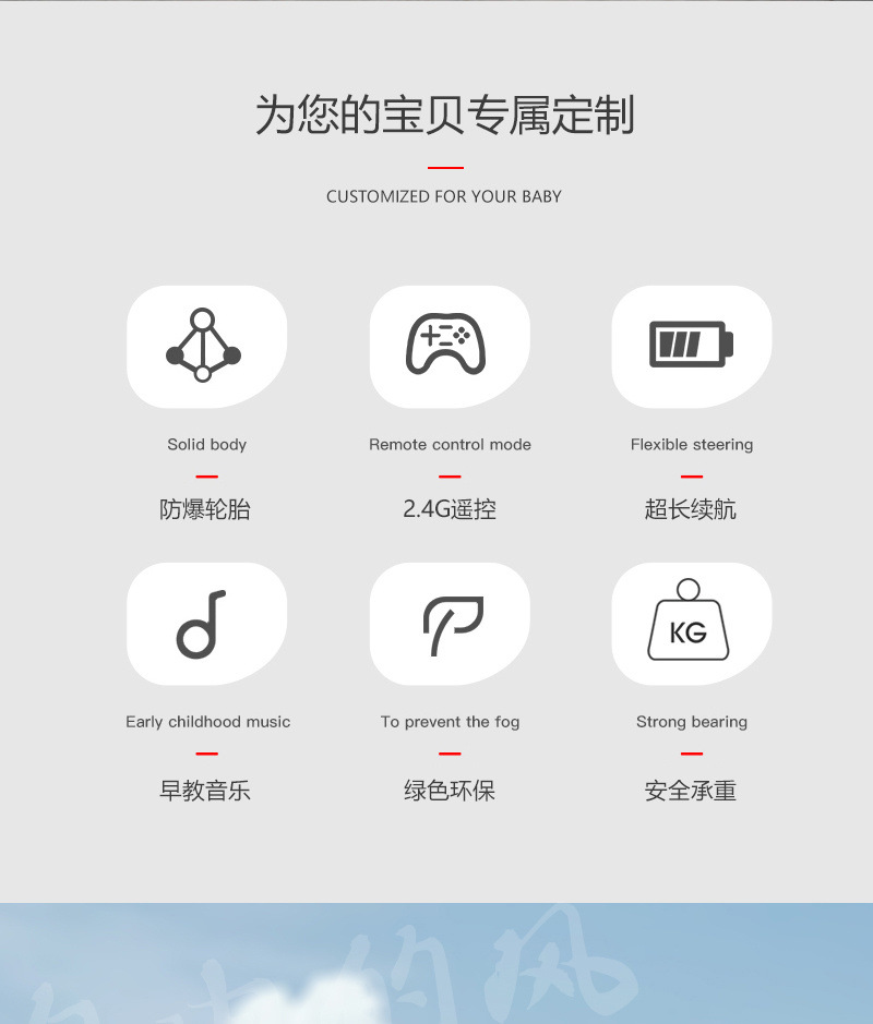 新款儿童电动四轮汽车宝宝可坐人男女孩玩具车可充电大款童车玩具详情1