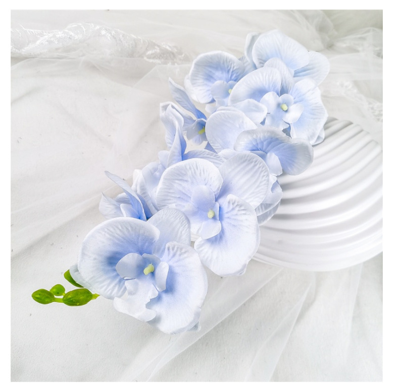 蝴蝶兰仿真花假花婚庆家居庆典装扮户外酒店装饰拍照摄影道具详情24