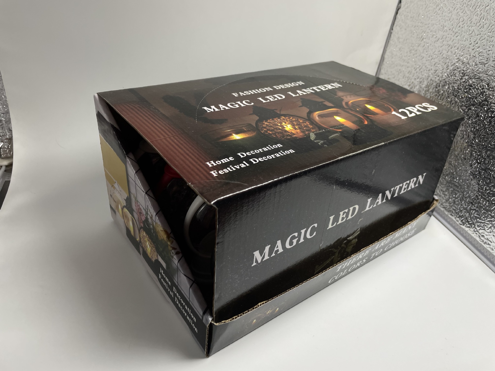 Christmas retro small oil lamp, LED electronic candle lamp, outdoor home small lantern, plastic flat horse lamp, night light, wind light pic 10