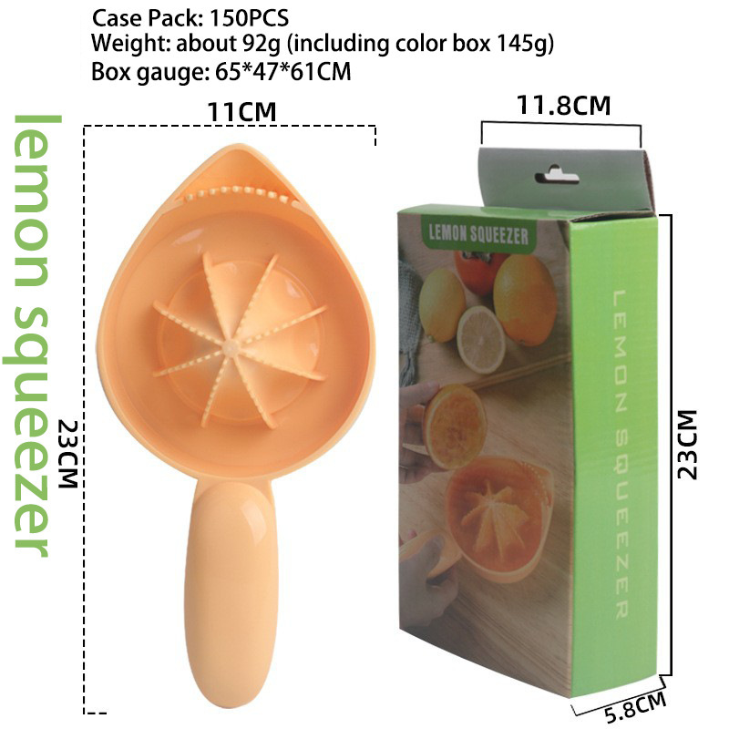 Cross-border in-stock household manual lemon juicer, kitchen juicer, fruit tools, juicer cup, portable juicer pic 10