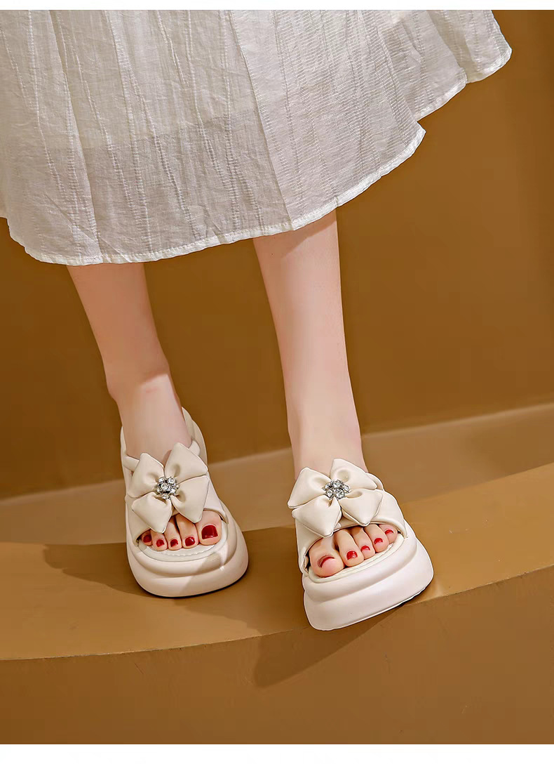 小香风厚底凉拖鞋女夏季外穿2024新款松糕气质增高仙女海边沙滩鞋详情15