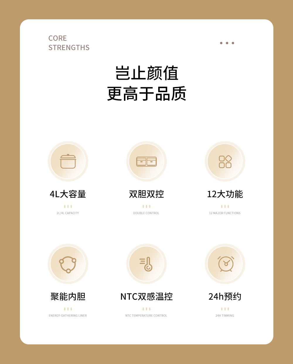 长虹双胆电饭煲不粘锅家用智能电饭锅 大容量多功能一体电饭煲详情2