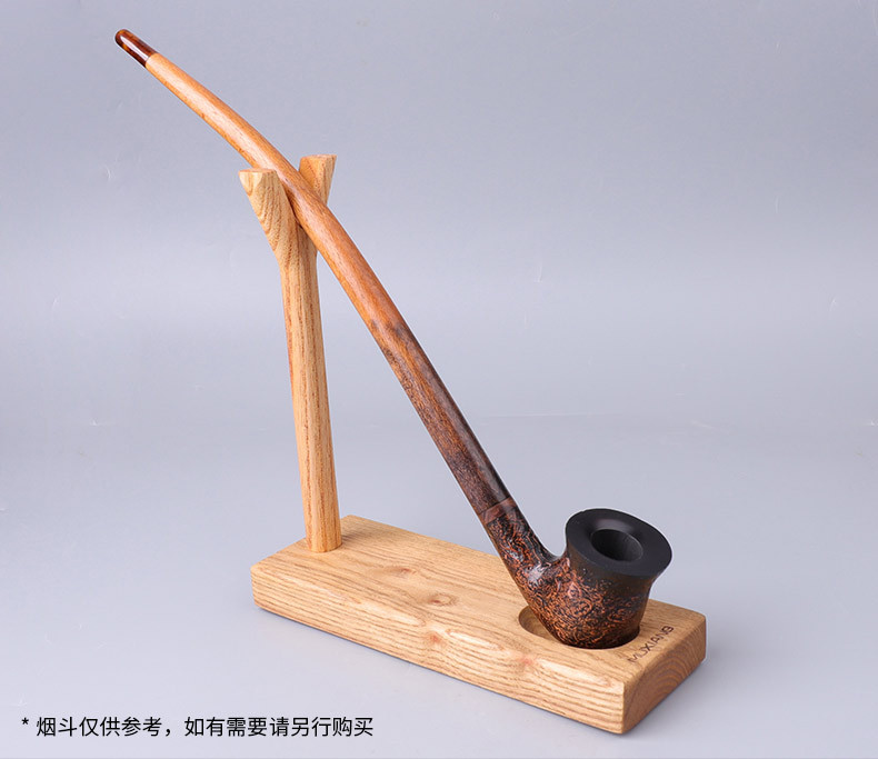 木香实木阅读斗架茶树木烟斗斗架烟斗摆件烟具配件展示架详情14