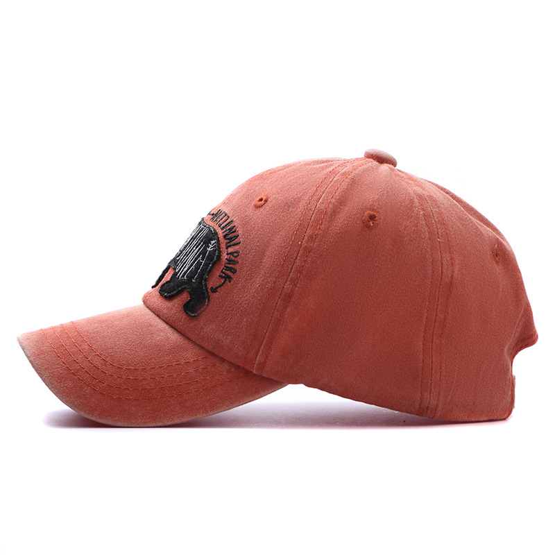 2021春秋季新款水洗棒球帽成人做旧破洞休闲男士帽子户外鸭舌帽女详情7